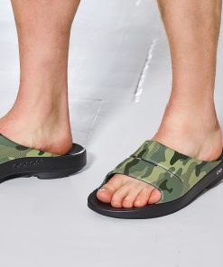 Men's OOahh Sport Slide Sandal - Green Camo