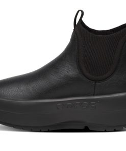 Women's OOmega Leather Londoner - Black